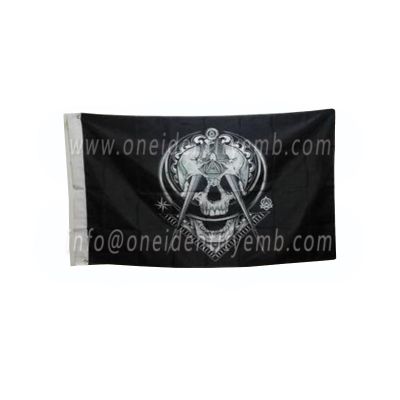 Masonic Flag WIDOW'S Black