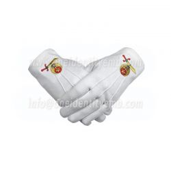 Shriner Emblem Cotton Glove