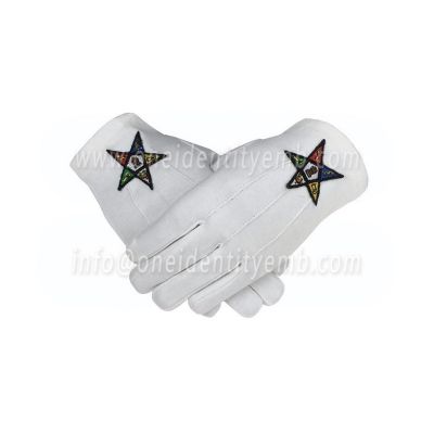 Eastern Star Cotton Glove