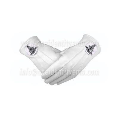 Leather Gloves White