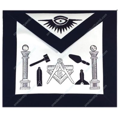 Mason Black Lodge Apron