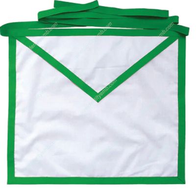 Masonic White Member Apron