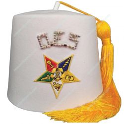 OES White Fez