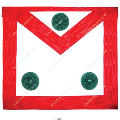 Knight Mason Apron Red