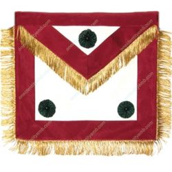 Knight Mason Apron Red