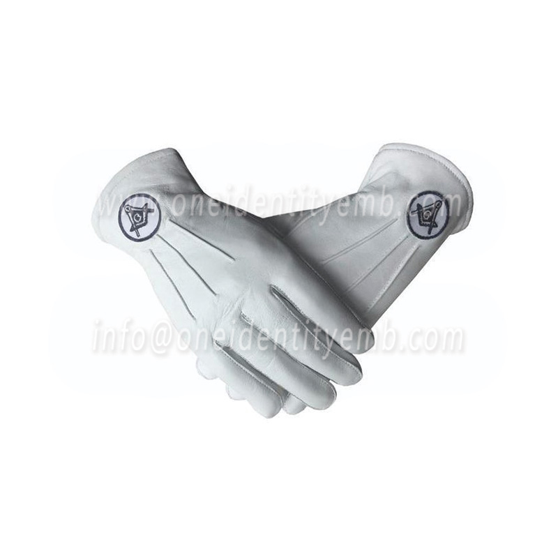 Leather Gloves White