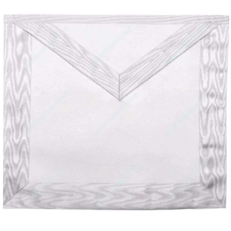 Masonic White Member Apron